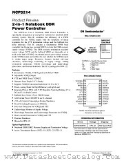 NCP5214MNR2 datasheet pdf ON Semiconductor