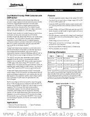 ISL6227CA-T datasheet pdf Intersil