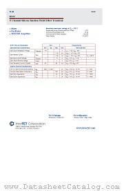 U311 datasheet pdf InterFET Corporation