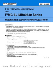 MB89T637P-SH datasheet pdf Fujitsu Microelectronics