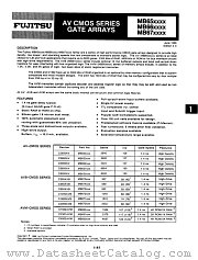 MB673XXX datasheet pdf Fujitsu Microelectronics