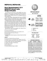 NCP3418A datasheet pdf ON Semiconductor