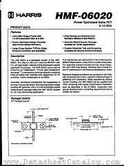 HMF06020 datasheet pdf Harris Semiconductor