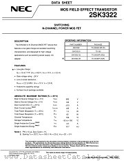 2SK3322-ZK datasheet pdf NEC
