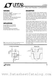 LT1016CH datasheet pdf Linear Technology