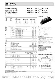 MEA75-12DA datasheet pdf IXYS Corporation