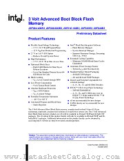 GT28F320B3TA110 datasheet pdf Intel