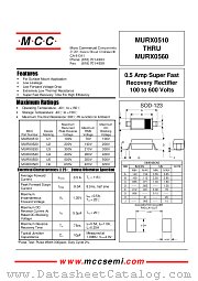 MURX0520 datasheet pdf Micro Commercial Components