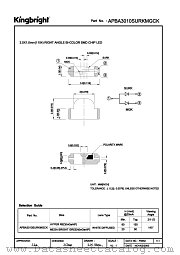 APBA3010SURKMGCK datasheet pdf Kingbright Electronic