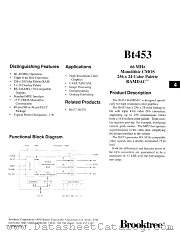 BT453 datasheet pdf etc
