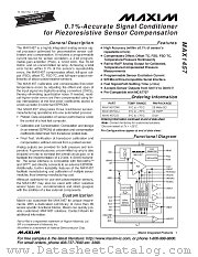 MAX1457C/D datasheet pdf MAXIM - Dallas Semiconductor