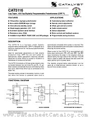 CAT5116PIMSOP datasheet pdf Catalyst Semiconductor