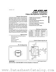 MAX442CSA datasheet pdf MAXIM - Dallas Semiconductor