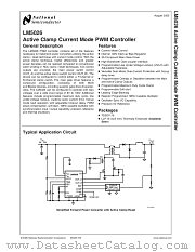 LM5026SDX datasheet pdf National Semiconductor