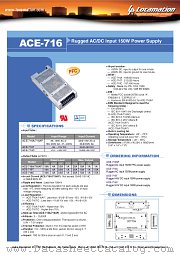 ACE-716A datasheet pdf etc