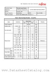 FAR-F4SE-36M000-A005 datasheet pdf Fujitsu Microelectronics