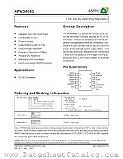 APW34063KC-TU datasheet pdf ANPEC Electronics Corporation