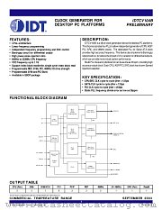 IDT74CV104BPV datasheet pdf IDT