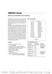 HM63921 datasheet pdf etc