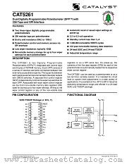 CAT5261YI-50TE13 datasheet pdf Catalyst Semiconductor
