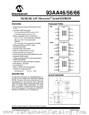 93AA46-P datasheet pdf Microchip