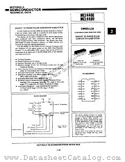 MC14409P datasheet pdf Motorola