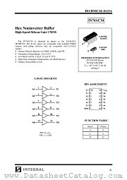 IN74AC34 datasheet pdf INTEGRAL Semiconductor Devices