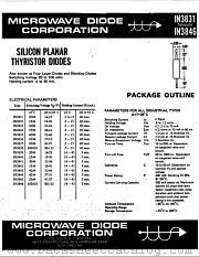 1N3836 datasheet pdf Microwave Diode Corporation