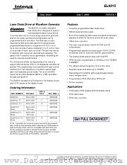 EL6915CL-T13 datasheet pdf Intersil
