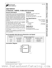 ADC124S101 datasheet pdf National Semiconductor
