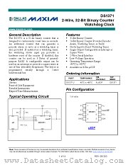 DS1371U datasheet pdf MAXIM - Dallas Semiconductor