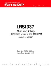 LRS1337 datasheet pdf SHARP