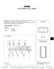 4008B datasheet pdf Fairchild Semiconductor