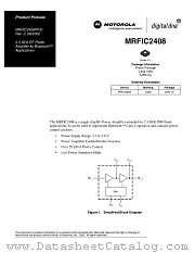 MRFIC2408PP datasheet pdf Motorola