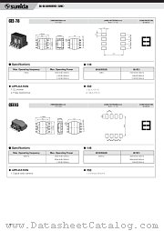 CEE-78 datasheet pdf Sumida