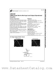 LMC6484MN datasheet pdf National Semiconductor