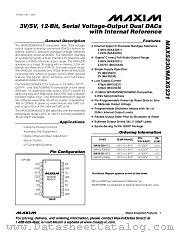 MAX5231AEEE datasheet pdf MAXIM - Dallas Semiconductor
