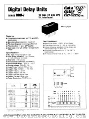 DDU-7-200 datasheet pdf Data Delay Devices Inc