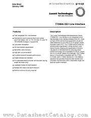 T7289A-EL datasheet pdf etc