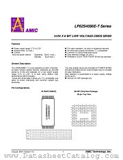 LP62S4096E-T SERIES datasheet pdf AMIC Technology