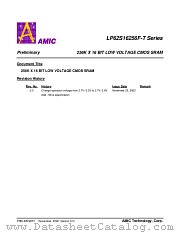LP62S16256F-T SERIES datasheet pdf AMIC Technology