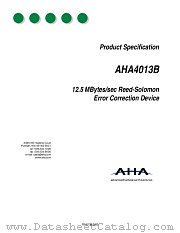 AHA4013B datasheet pdf Advanced Hardware Architectures