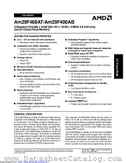 AM29F400AB datasheet pdf Advanced Micro Devices
