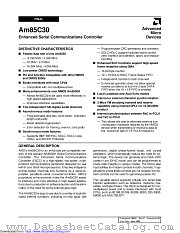 AM85C30 datasheet pdf Advanced Micro Devices