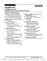 AM29F017B datasheet pdf Advanced Micro Devices