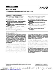 AM79C989 datasheet pdf Advanced Micro Devices