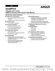 AM29F010 datasheet pdf Advanced Micro Devices