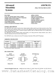 AMS78LXX datasheet pdf Advanced Monolithic Systems