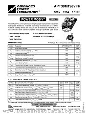 APT30M19JVFR datasheet pdf Advanced Power Technology