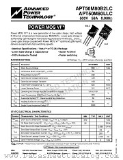 APT50M80LLC datasheet pdf Advanced Power Technology